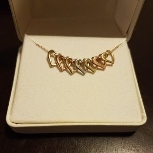 Gold heart necklace